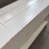 White Wood Bench