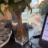 Square Glass Vase