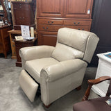 Leather Push-Back Recliner