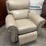 Leather Push-Back Recliner