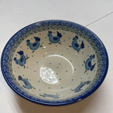 Polish Pottery Artyst Chicken Bowl