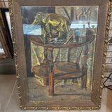 Vintage Ornate Framed Still-Life Pastel