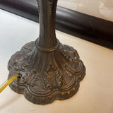 Tiffany Style Stained Glass Cabbage Rose Stained Glass Lamp