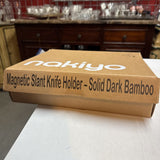 Nakiyo Magnetic Knife Stand Solid Dark Bamboo